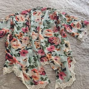 Floral kimono